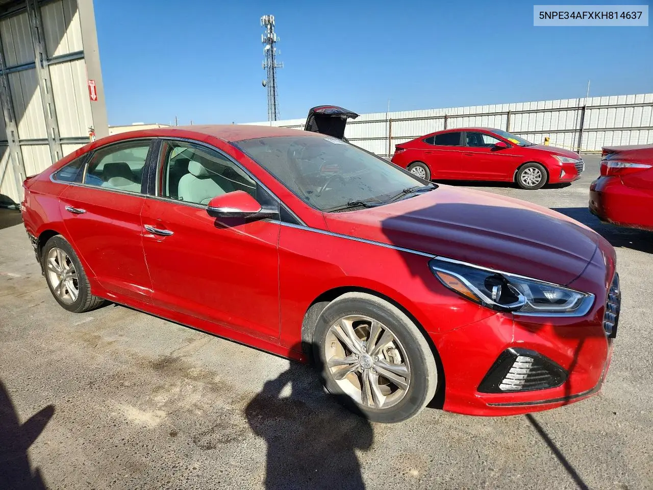 2019 HYUNDAI SONATA VIN 5NPE34AFXKH814637 — фото 4
