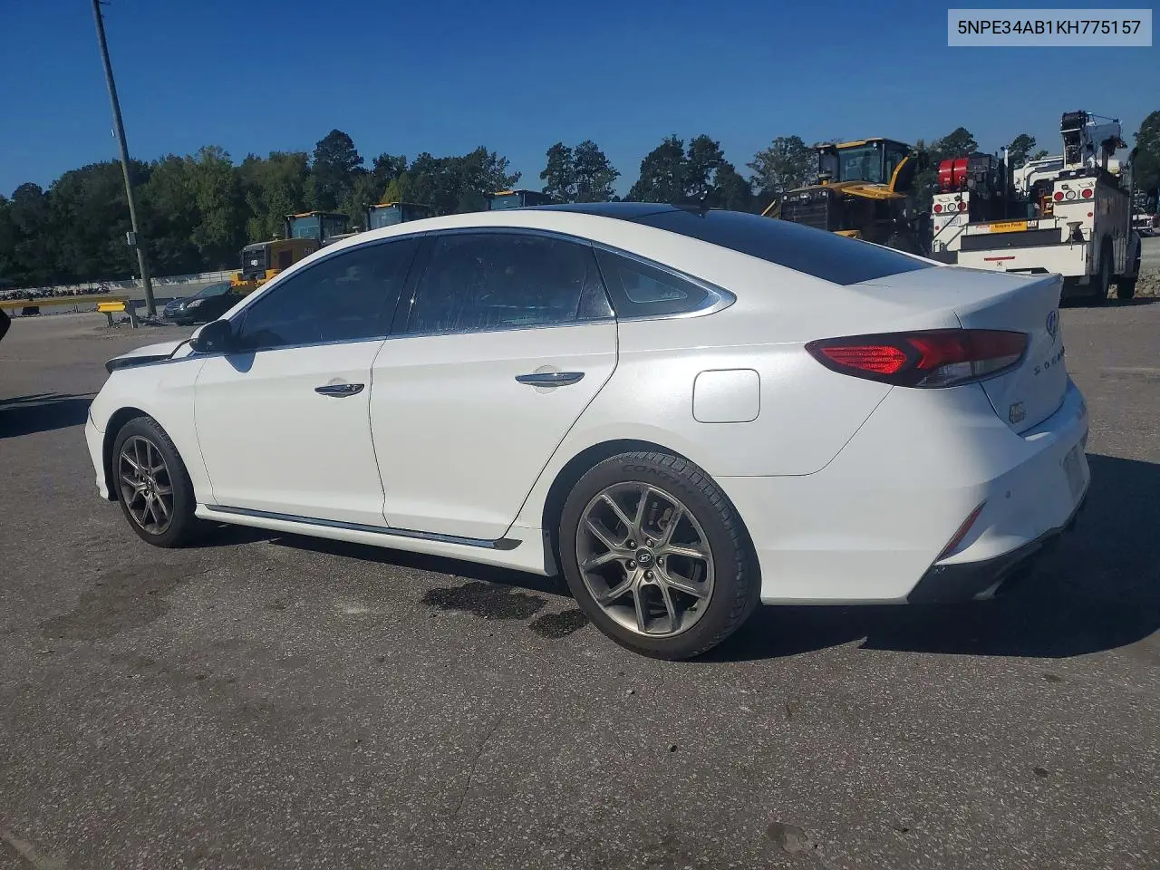 2019 HYUNDAI SONATA VIN 5NPE34AB1KH775157 — фото 2