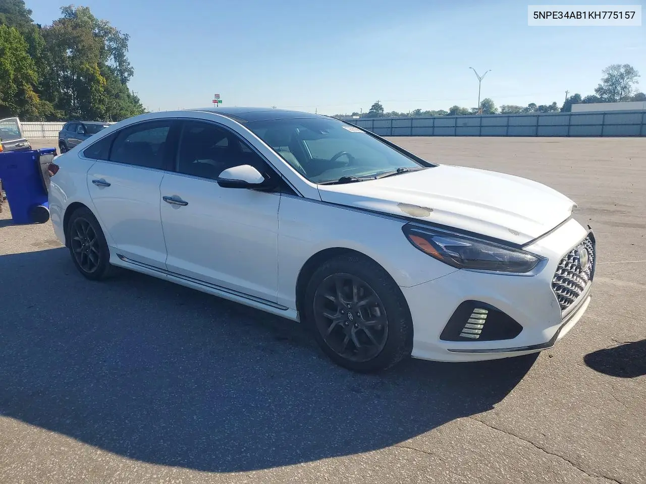2019 HYUNDAI SONATA VIN 5NPE34AB1KH775157 — фото 4
