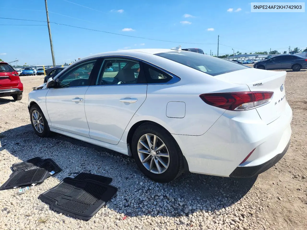 2019 HYUNDAI SONATA VIN 5NPE24AF2KH742903 — фото 2