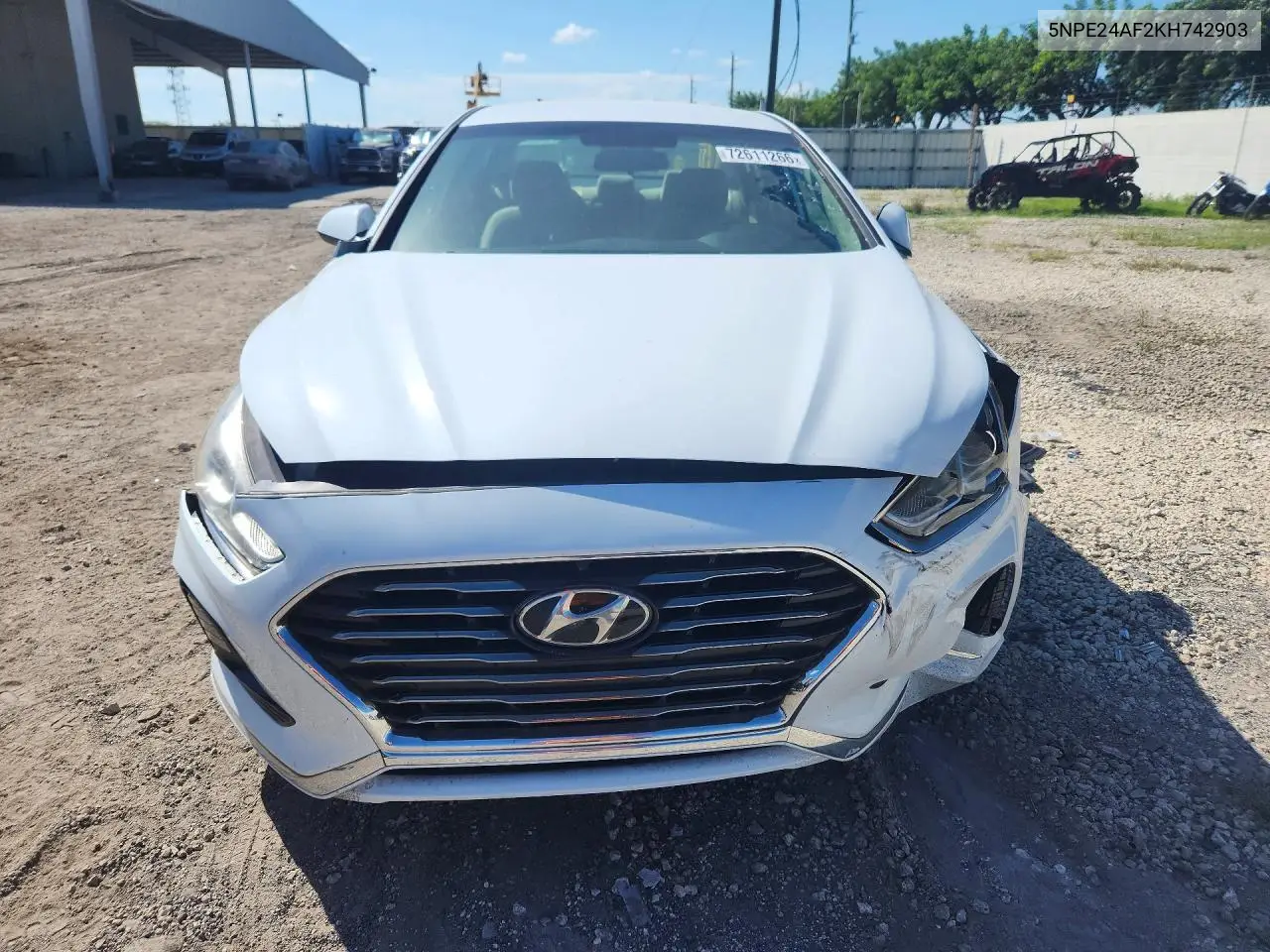 2019 HYUNDAI SONATA VIN 5NPE24AF2KH742903 — фото 5