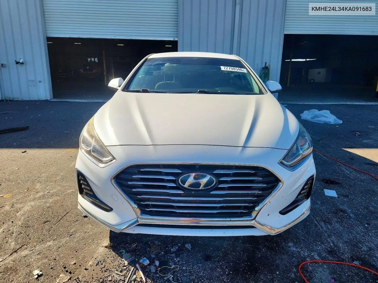 2019 HYUNDAI SONATA VIN KMHE24L34KA091683 — фото 5
