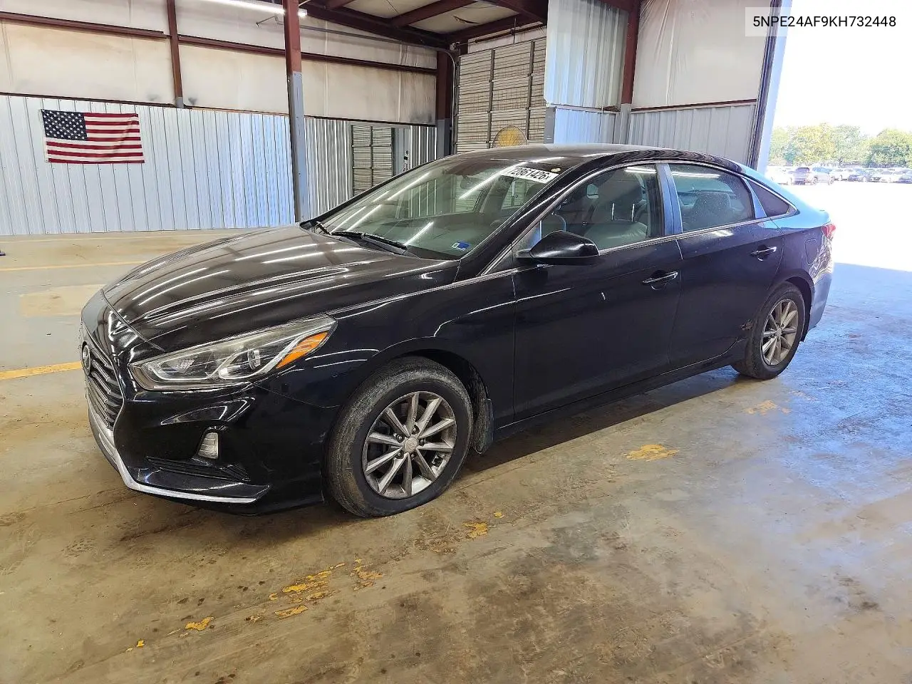 HYUNDAI SONATA 2019, VIN 5NPE24AF9KH732448
