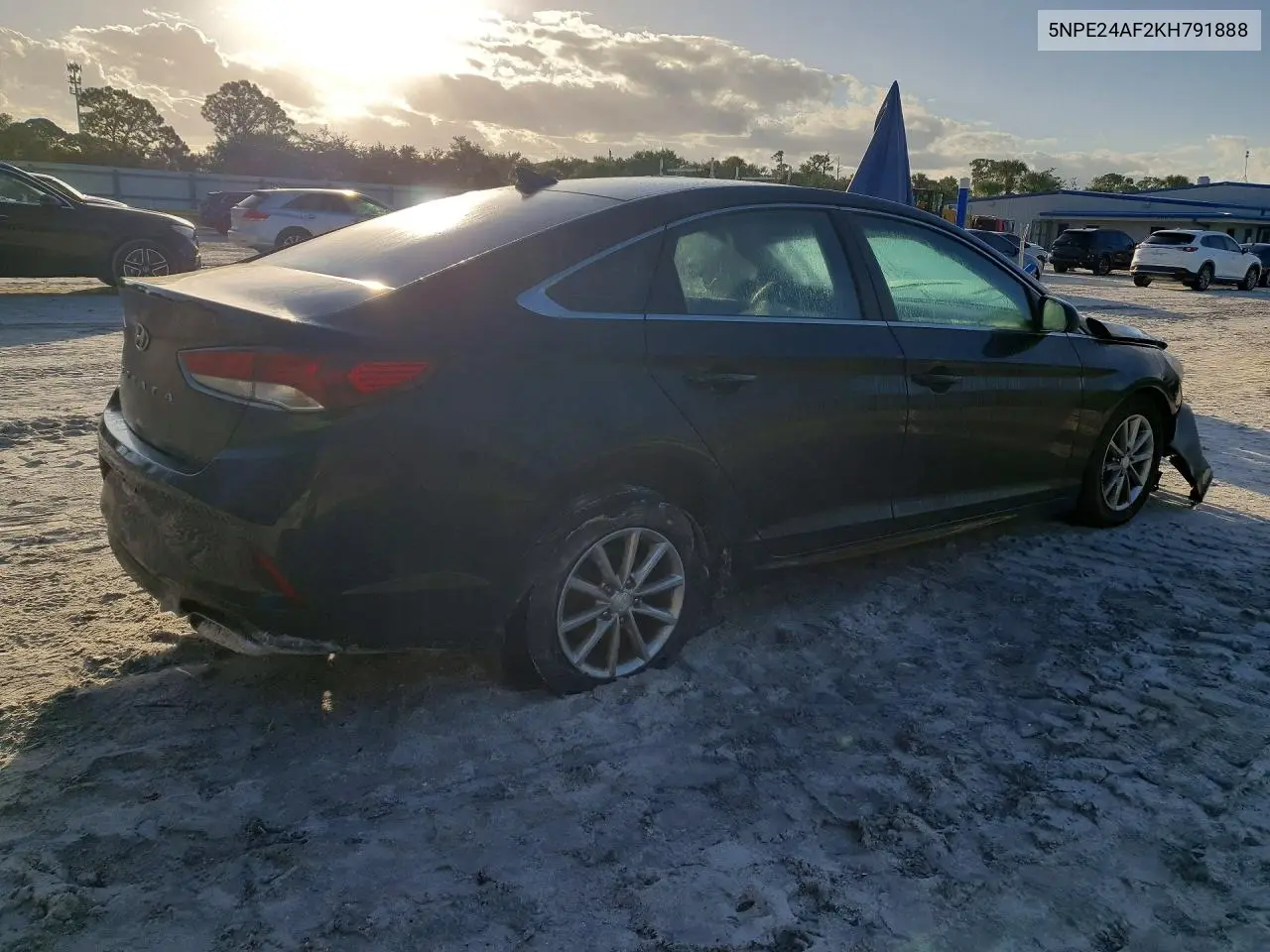 2019 HYUNDAI SONATA VIN 5NPE24AF2KH791888 — фото 3