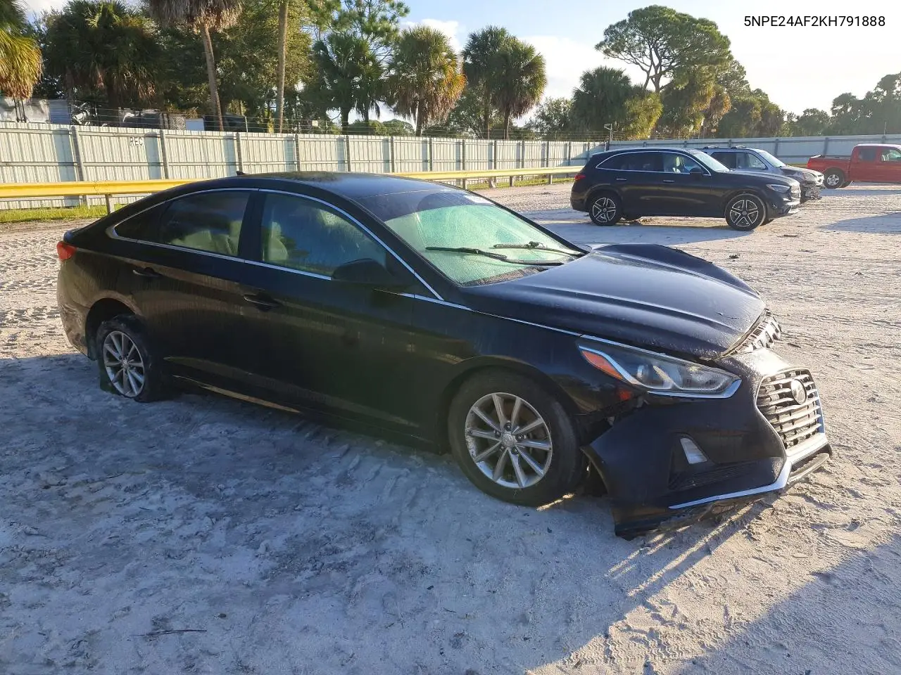 2019 HYUNDAI SONATA VIN 5NPE24AF2KH791888 — фото 4