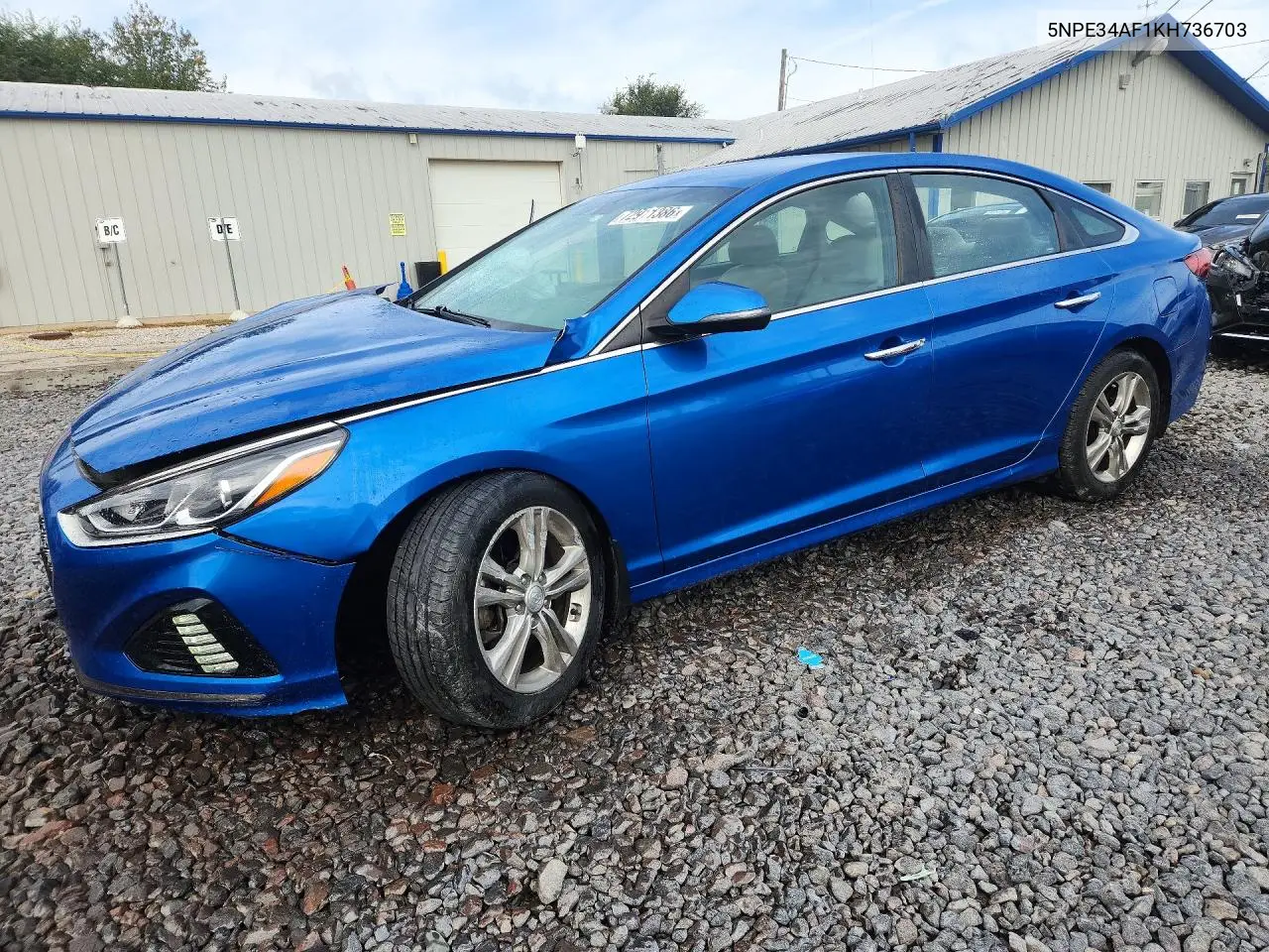 HYUNDAI SONATA 2019, VIN 5NPE34AF1KH736703