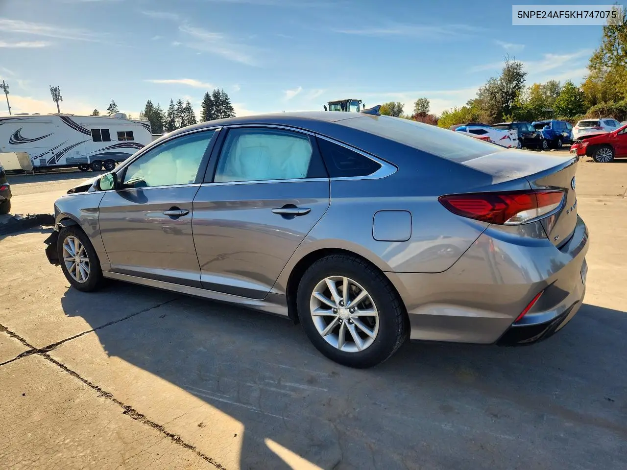 2019 HYUNDAI SONATA VIN 5NPE24AF5KH747075 — фото 2