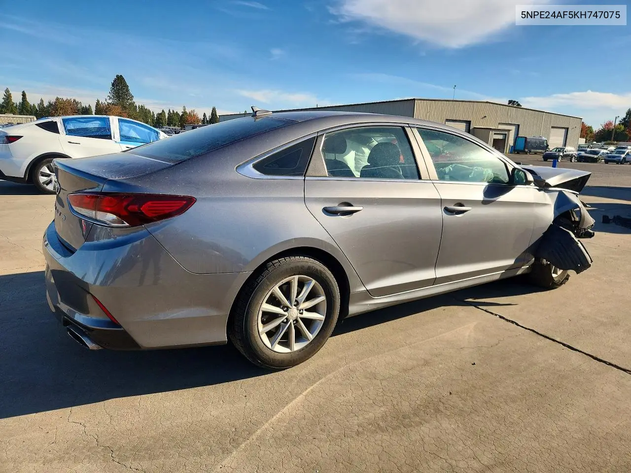 2019 HYUNDAI SONATA VIN 5NPE24AF5KH747075 — фото 3