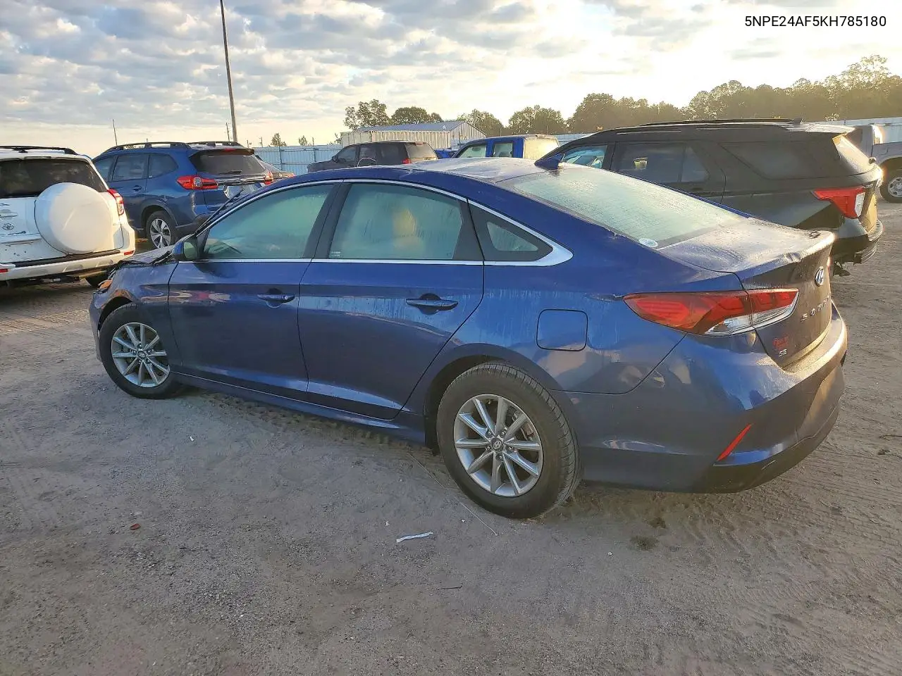 2019 HYUNDAI SONATA VIN 5NPE24AF5KH785180 — фото 2
