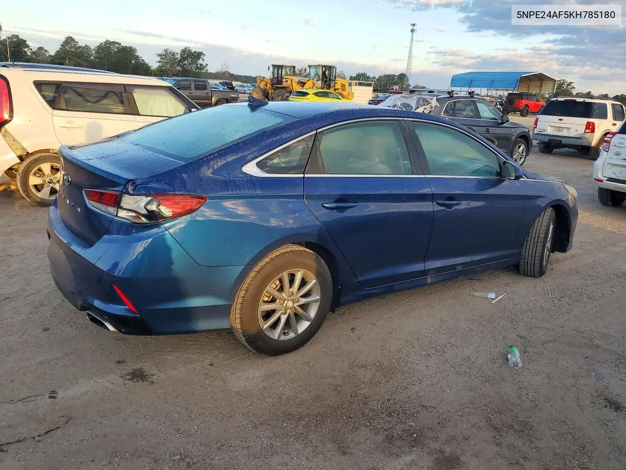 2019 HYUNDAI SONATA VIN 5NPE24AF5KH785180 — фото 3