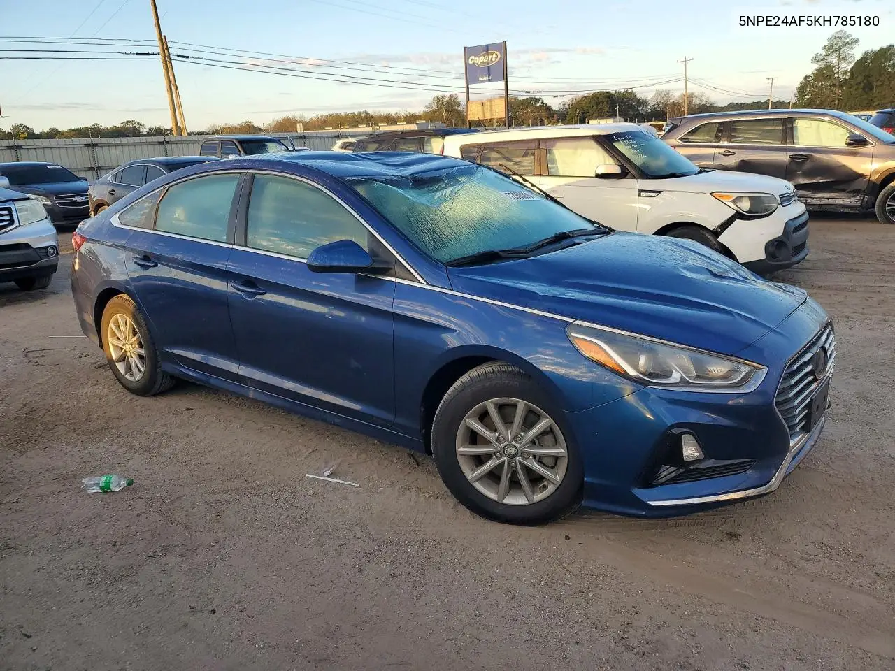 2019 HYUNDAI SONATA VIN 5NPE24AF5KH785180 — фото 4