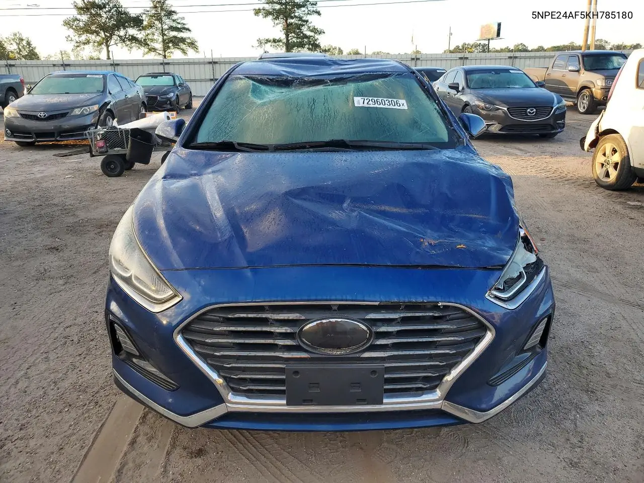 2019 HYUNDAI SONATA VIN 5NPE24AF5KH785180 — фото 5