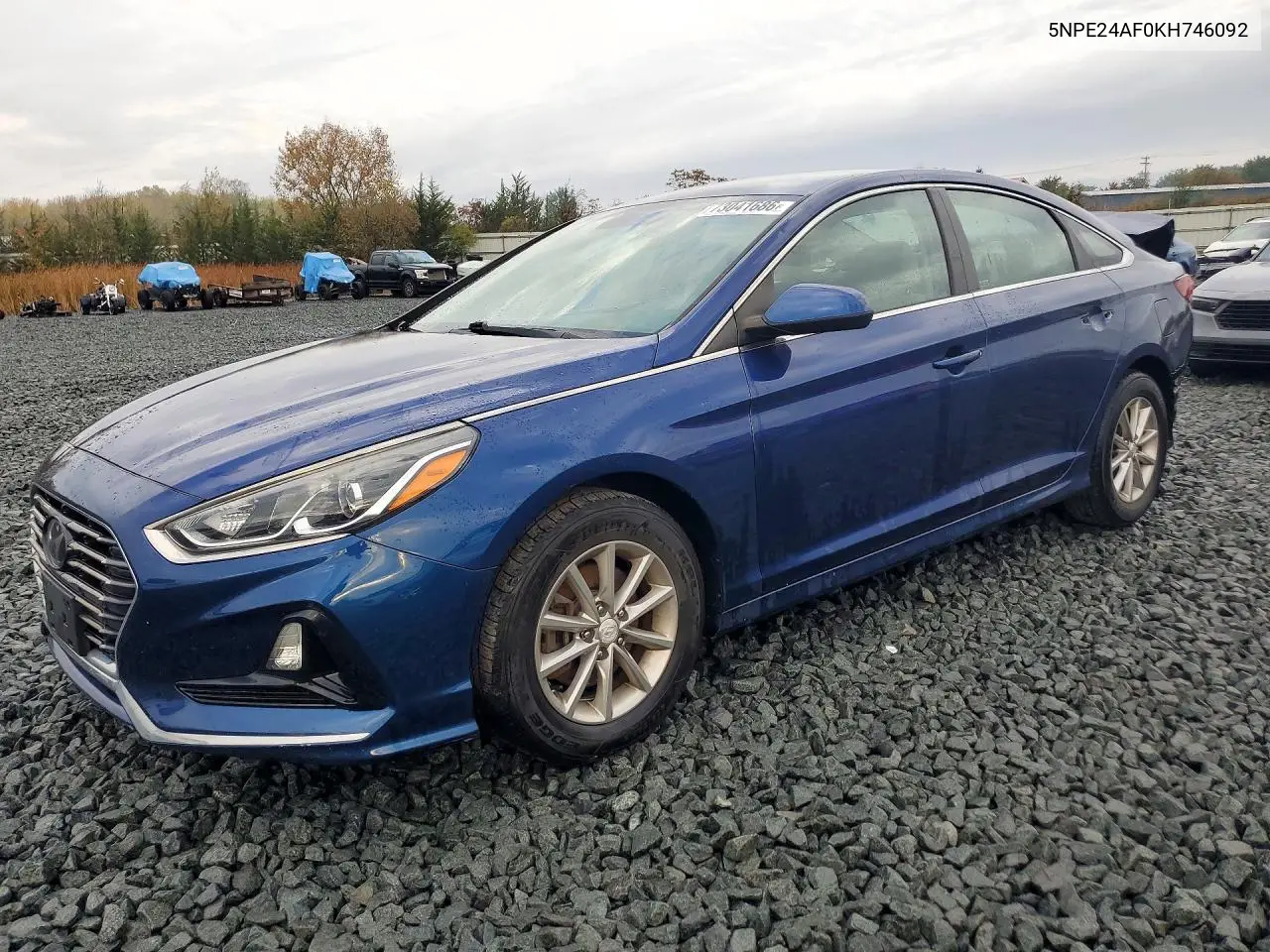 HYUNDAI SONATA 2019, VIN 5NPE24AF0KH746092