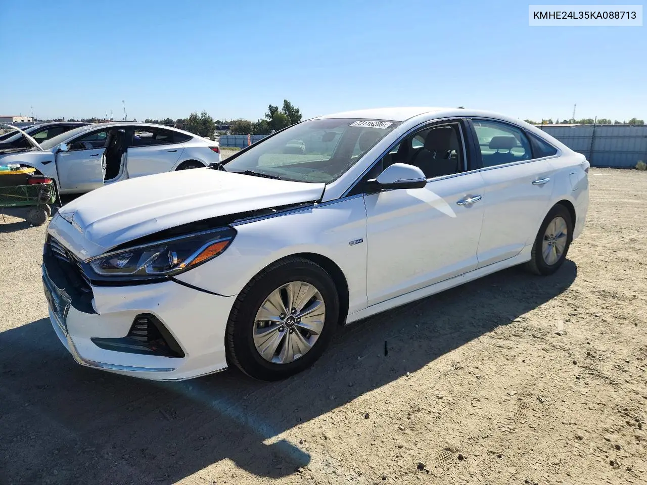 HYUNDAI SONATA 2019, VIN KMHE24L35KA088713