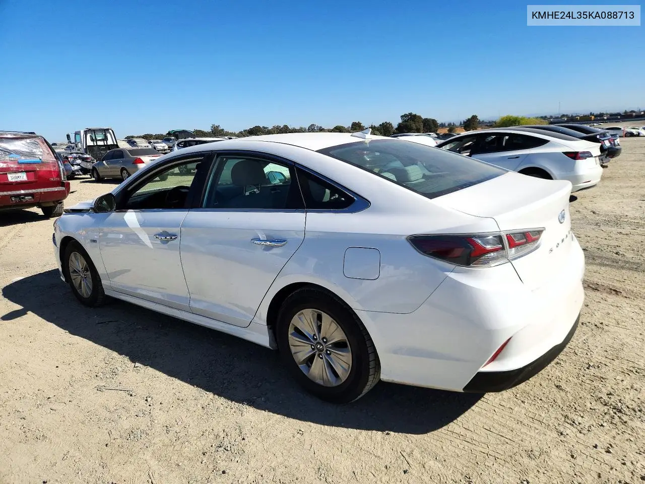 2019 HYUNDAI SONATA VIN KMHE24L35KA088713 — фото 2