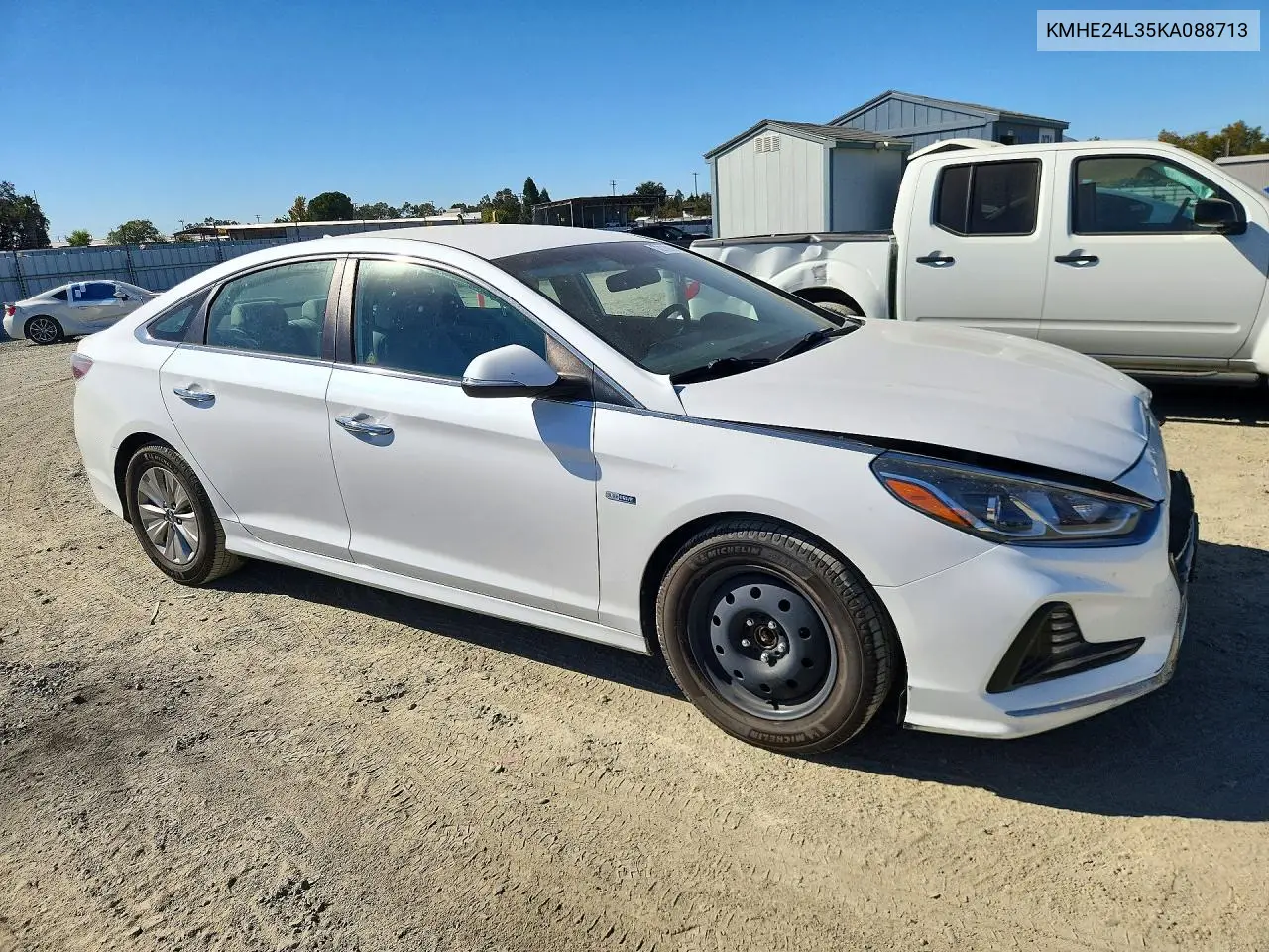 2019 HYUNDAI SONATA VIN KMHE24L35KA088713 — фото 4