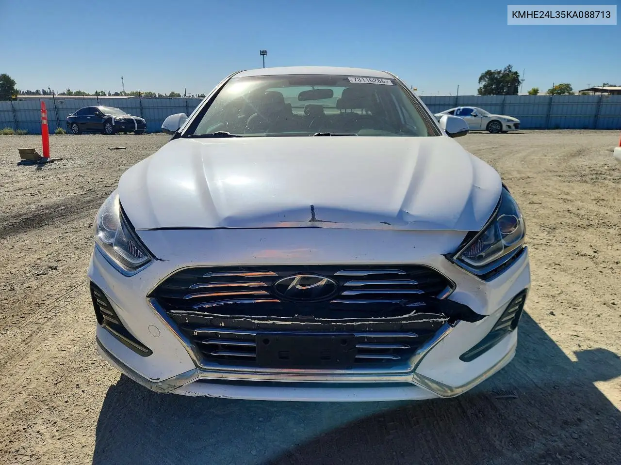 2019 HYUNDAI SONATA VIN KMHE24L35KA088713 — фото 5