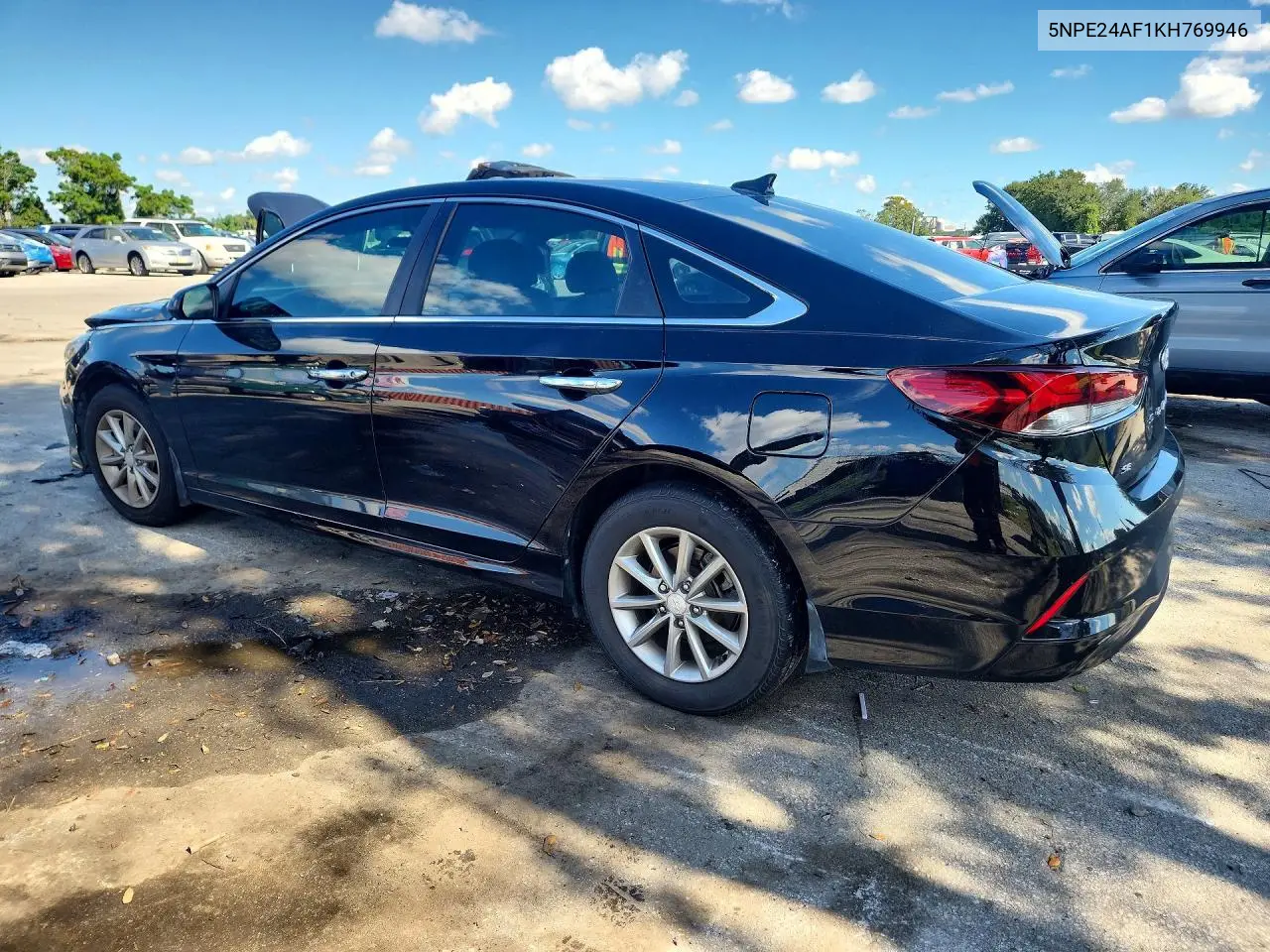 2019 HYUNDAI SONATA VIN 5NPE24AF1KH769946 — фото 2