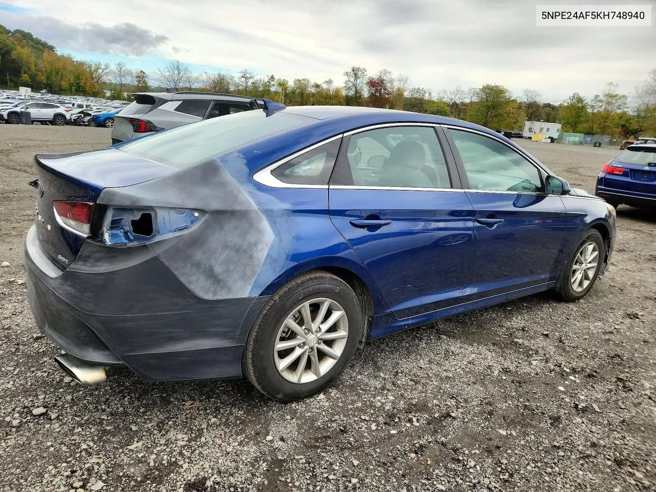 2019 HYUNDAI SONATA VIN 5NPE24AF5KH748940 — фото 3