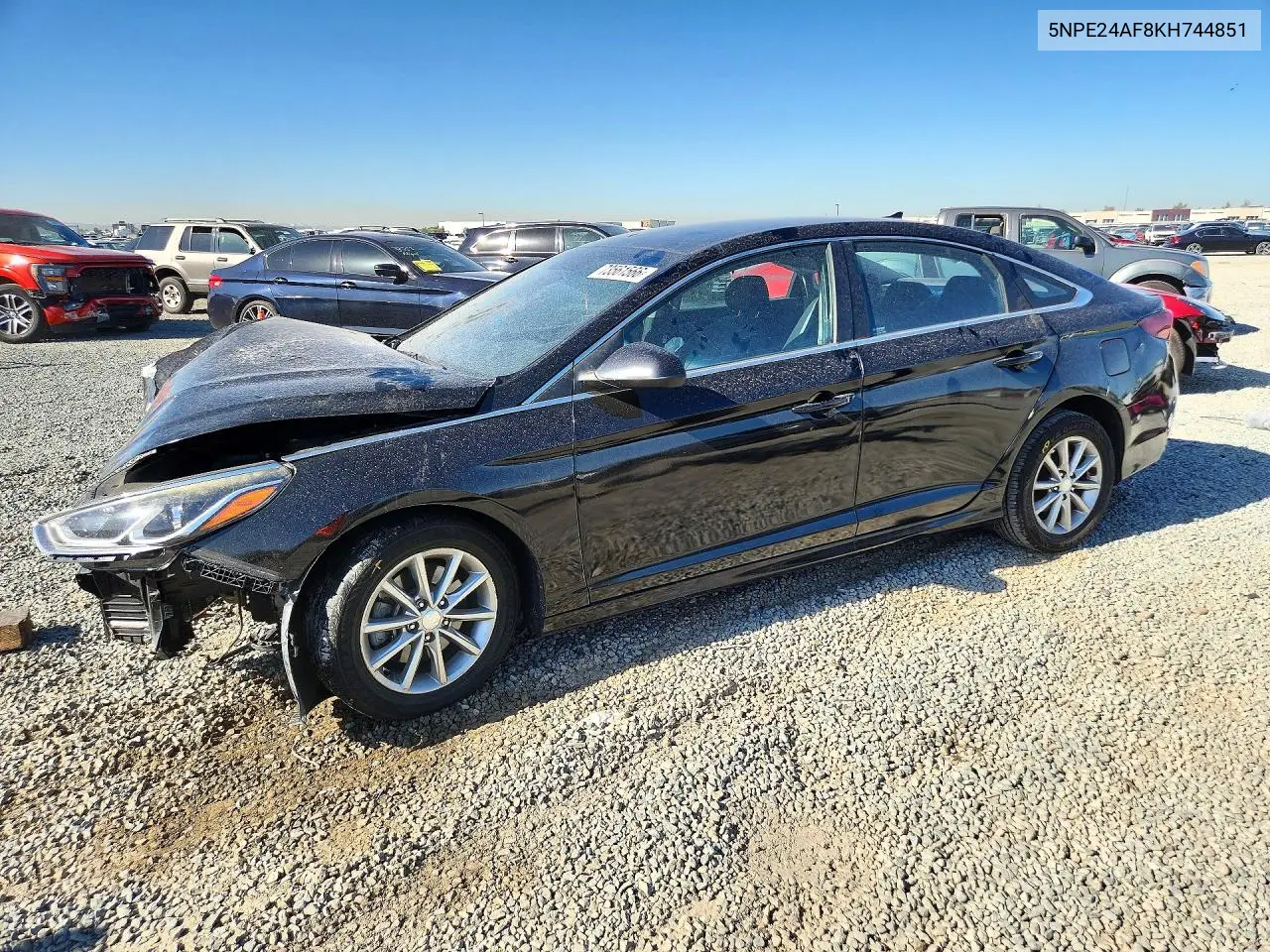 HYUNDAI SONATA 2019, VIN 5NPE24AF8KH744851