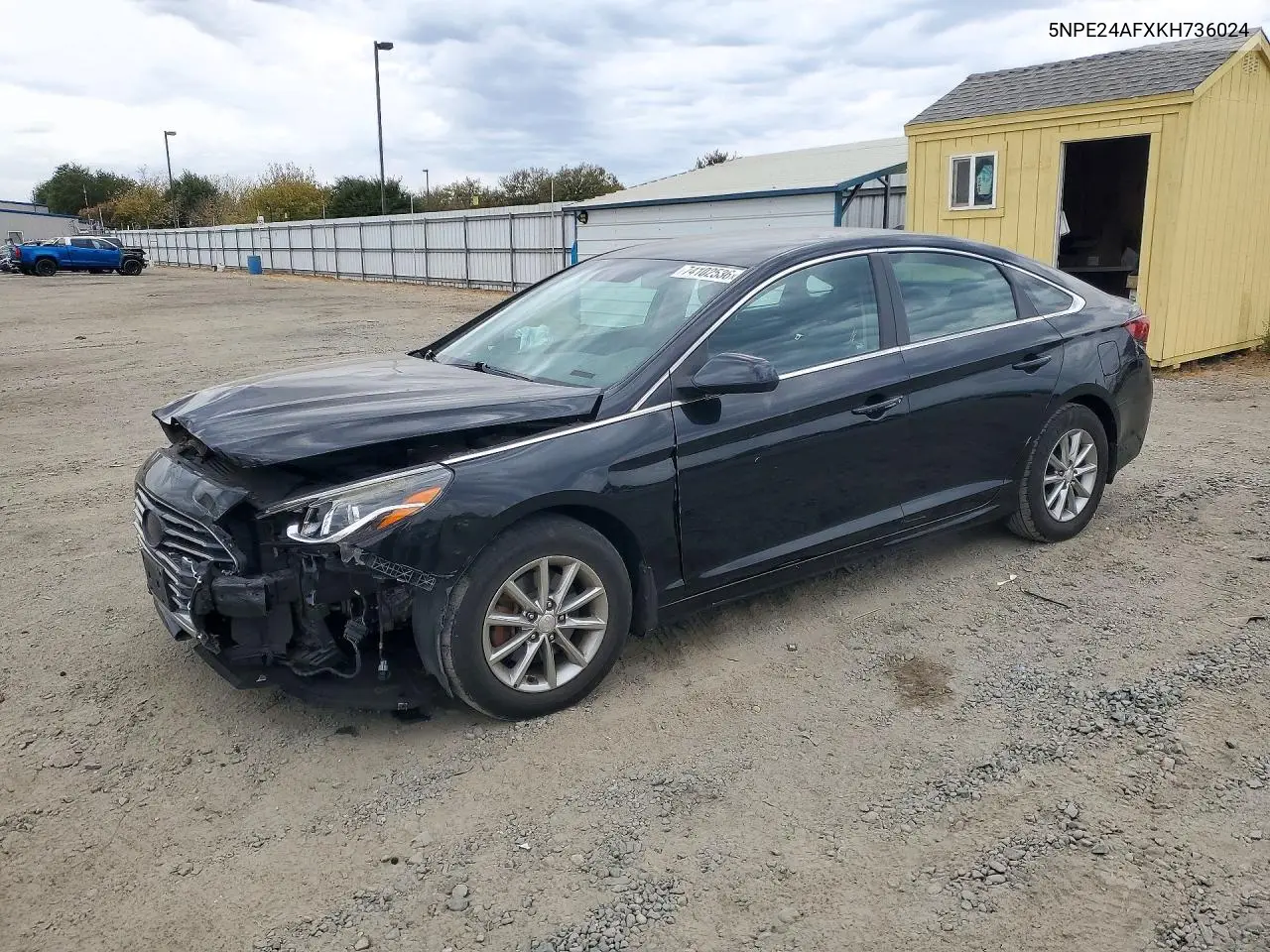 HYUNDAI SONATA 2019, VIN 5NPE24AFXKH736024