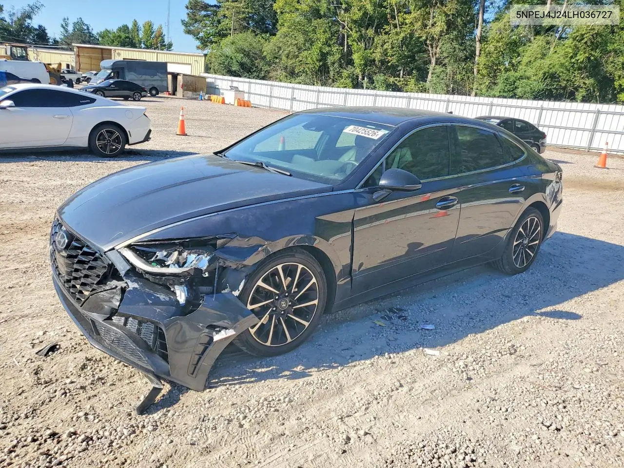 HYUNDAI SONATA 2020, VIN 5NPEJ4J24LH036727