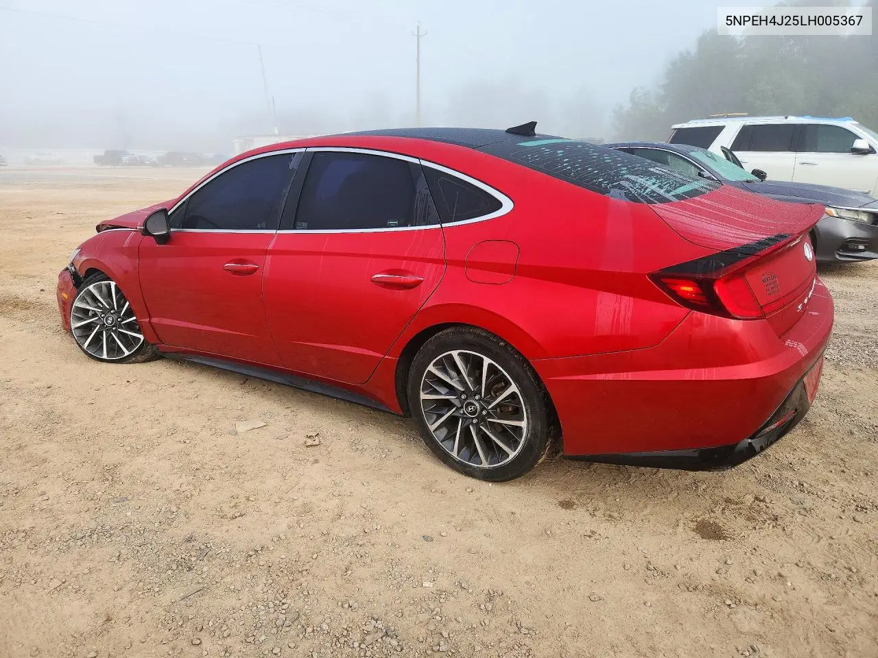 2020 HYUNDAI SONATA VIN 5NPEH4J25LH005367 — фото 2