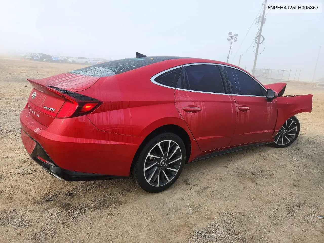 2020 HYUNDAI SONATA VIN 5NPEH4J25LH005367 — фото 3