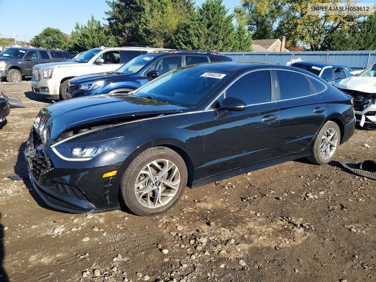 HYUNDAI SONATA 2020, VIN 5NPEF4JA5LH053612