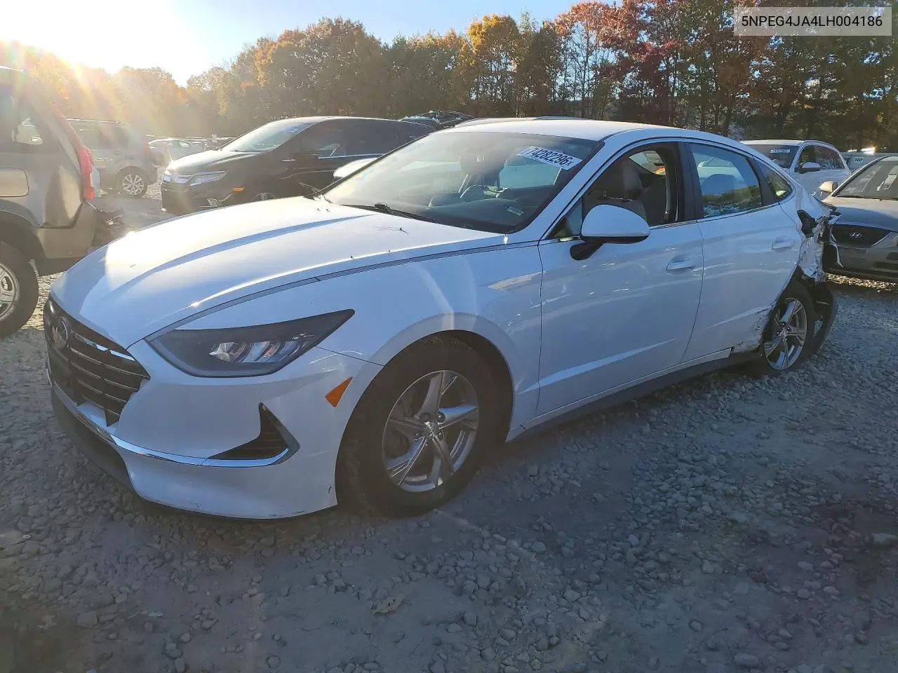 HYUNDAI SONATA 2020, VIN 5NPEG4JA4LH004186