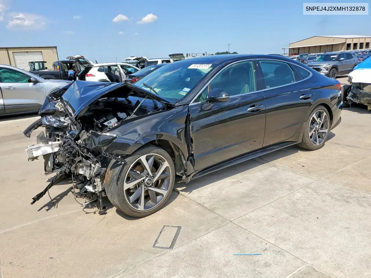HYUNDAI SONATA 2021, VIN 5NPEJ4J2XMH132878