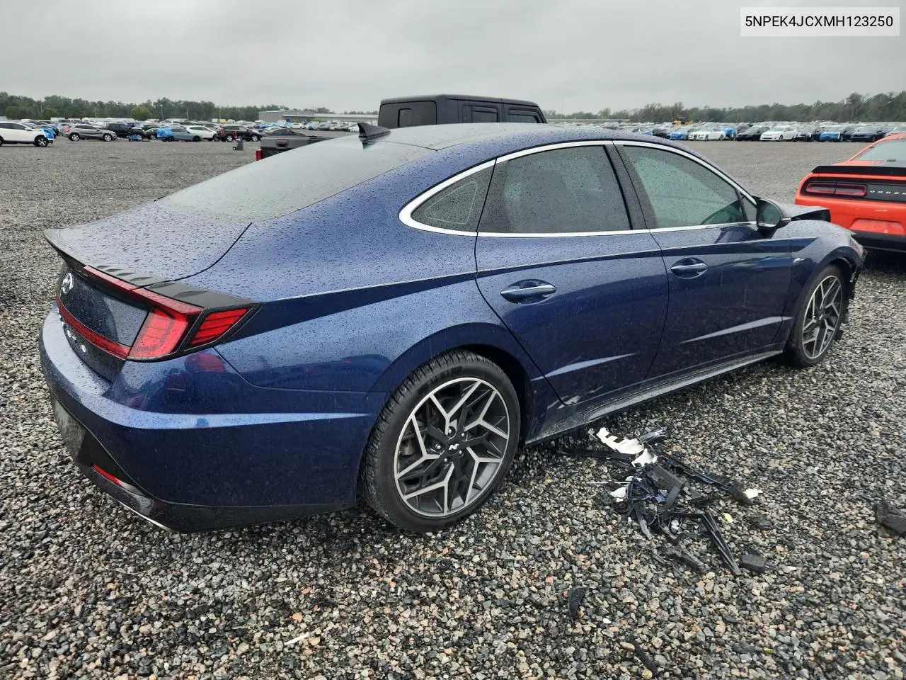 2021 HYUNDAI SONATA VIN 5NPEK4JCXMH123250 — фото 3