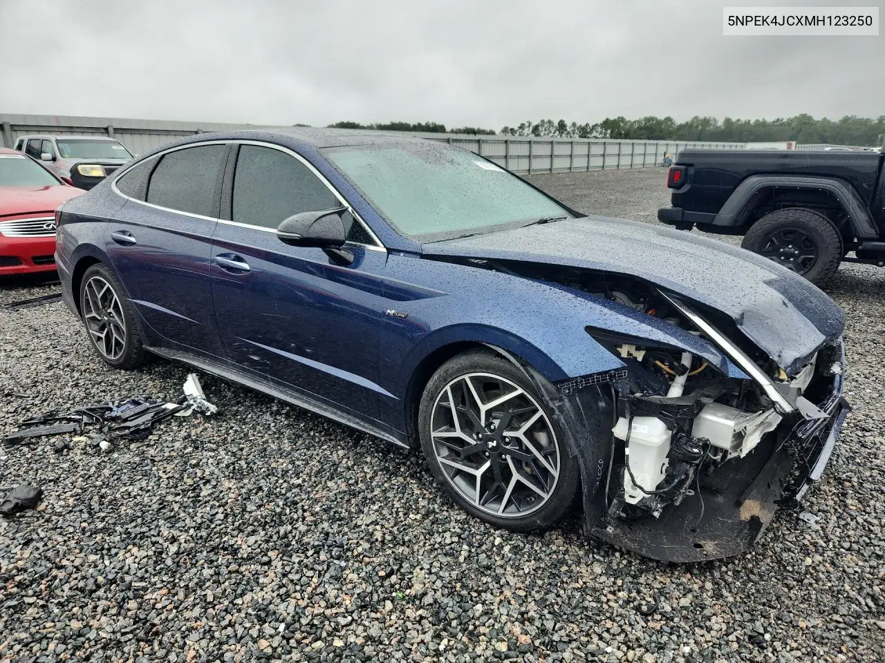 2021 HYUNDAI SONATA VIN 5NPEK4JCXMH123250 — фото 4