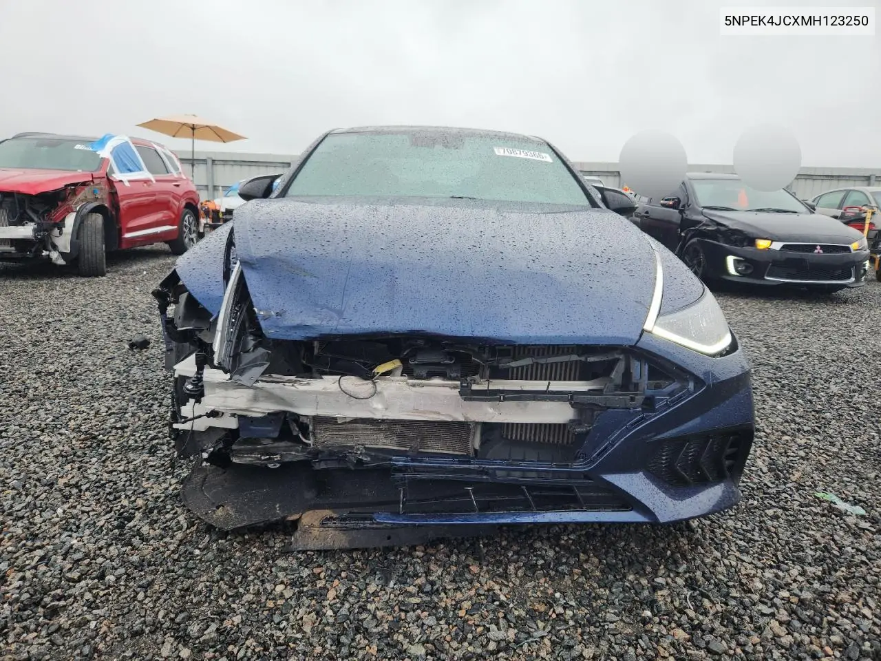 2021 HYUNDAI SONATA VIN 5NPEK4JCXMH123250 — фото 5