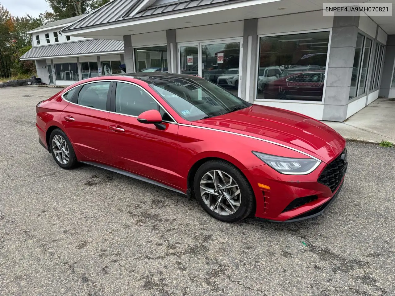 HYUNDAI SONATA 2021, VIN 5NPEF4JA9MH070821