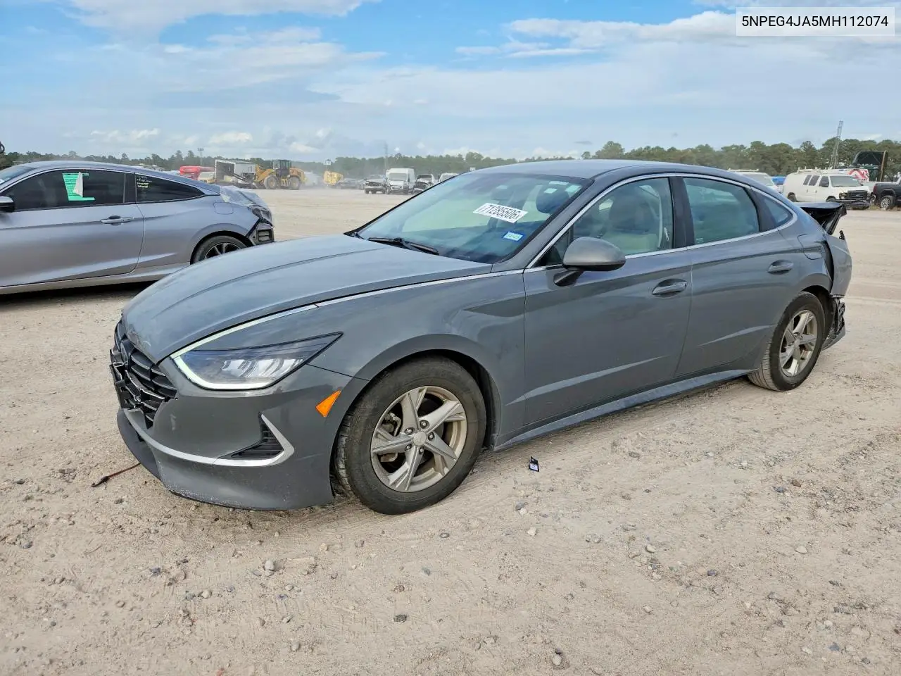 HYUNDAI SONATA 2021, VIN 5NPEG4JA5MH112074