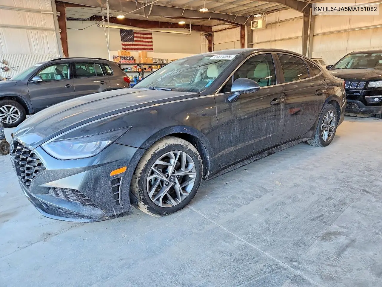 HYUNDAI SONATA 2021, VIN KMHL64JA5MA151082