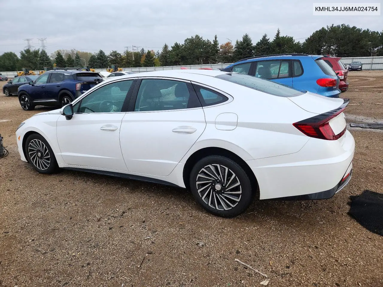 2021 HYUNDAI SONATA VIN KMHL34JJ6MA024754 — фото 2