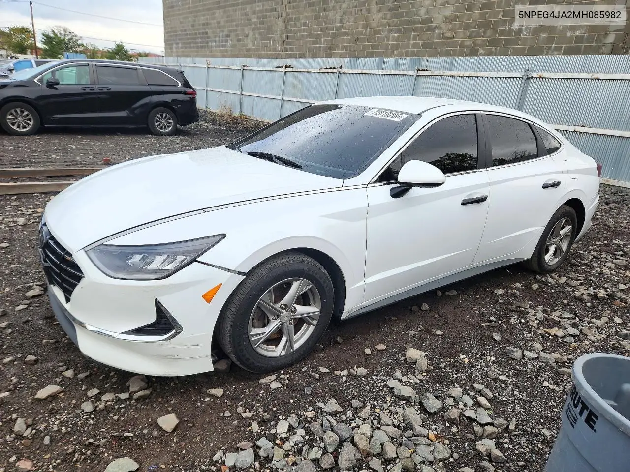 HYUNDAI SONATA 2021, VIN 5NPEG4JA2MH085982