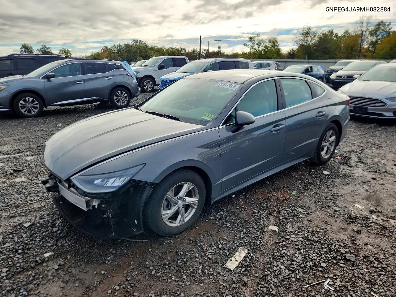 HYUNDAI SONATA 2021, VIN 5NPEG4JA9MH082884