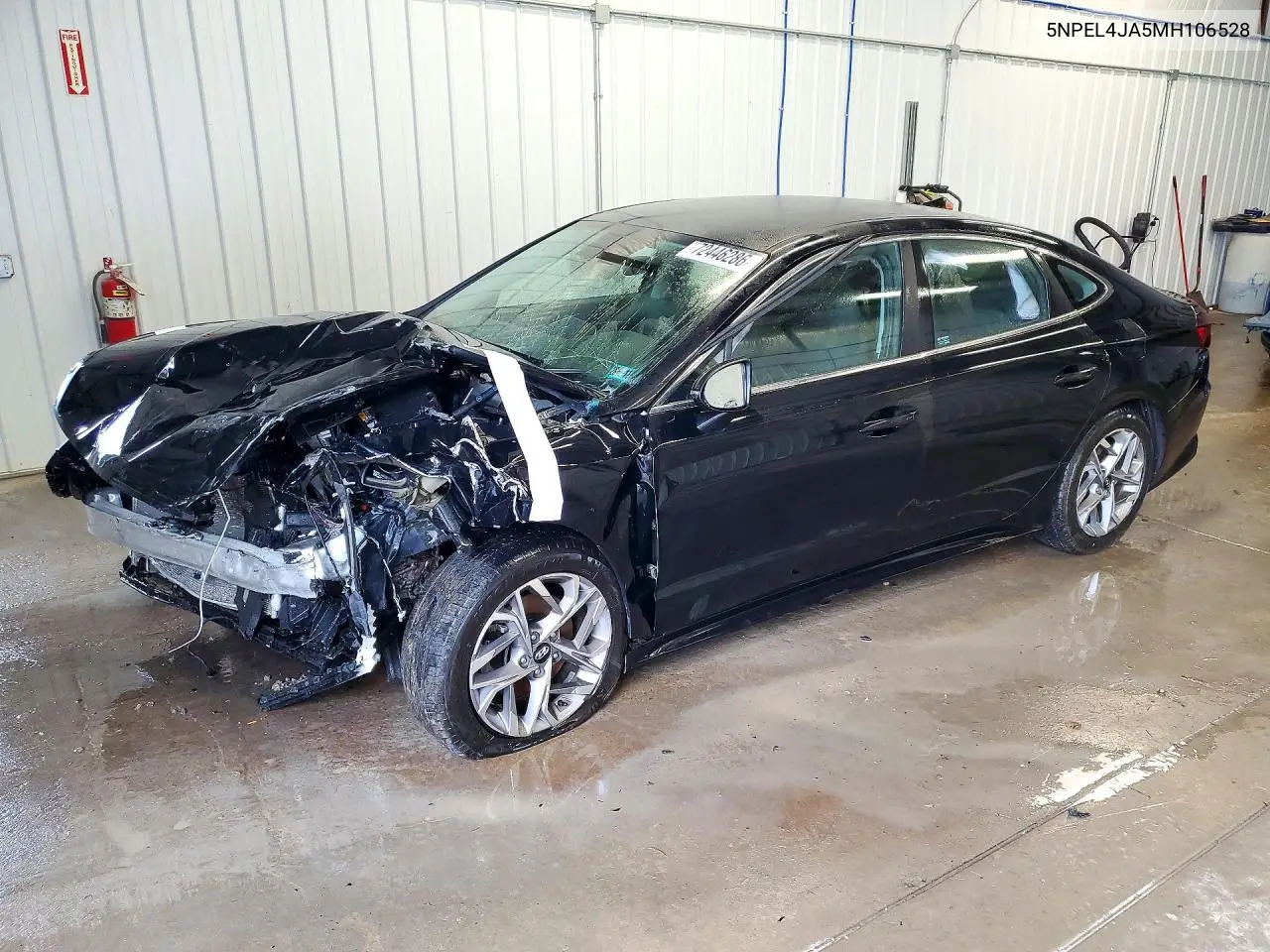 HYUNDAI SONATA 2021, VIN 5NPEL4JA5MH106528