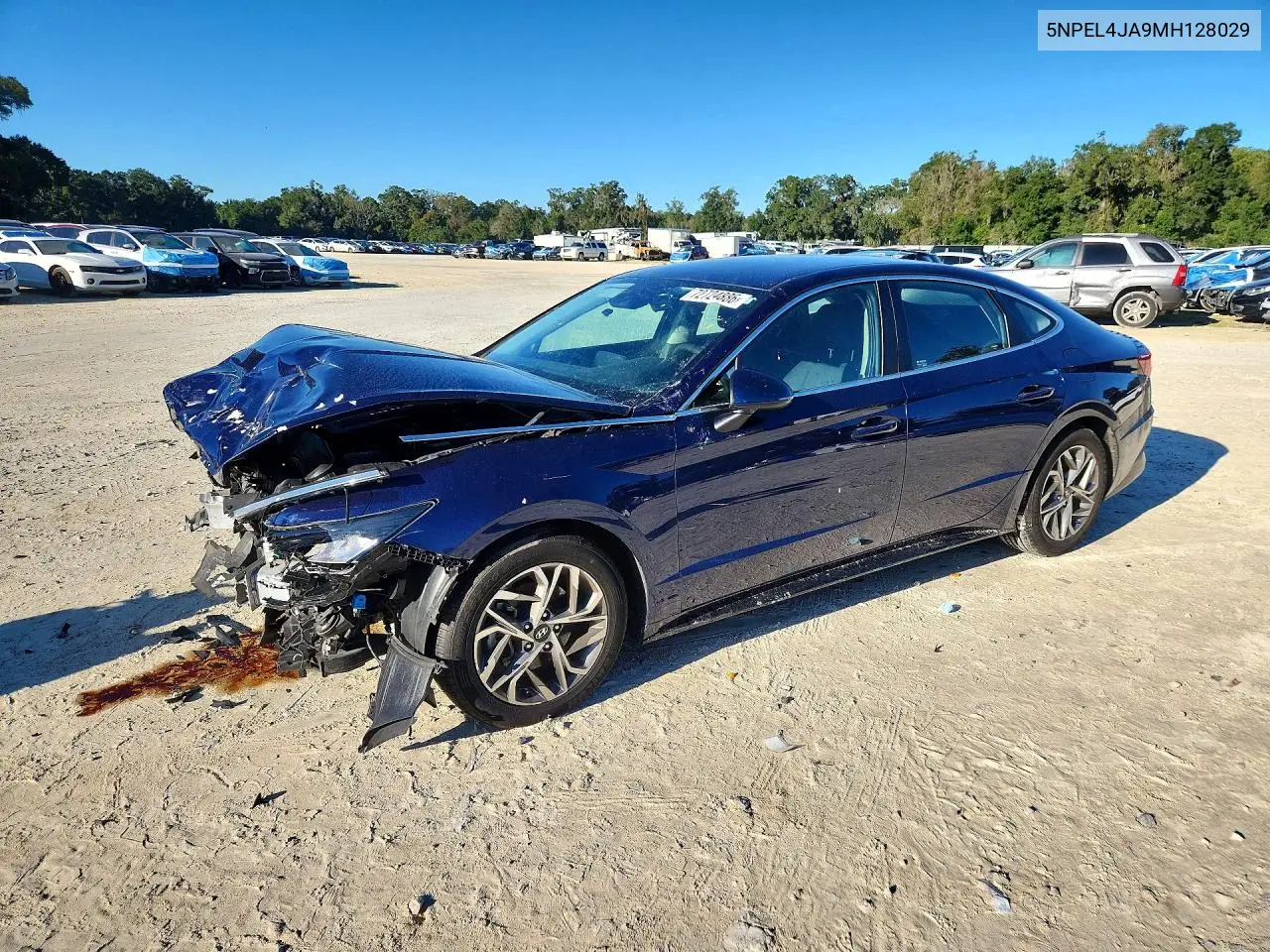 HYUNDAI SONATA 2021, VIN 5NPEL4JA9MH128029
