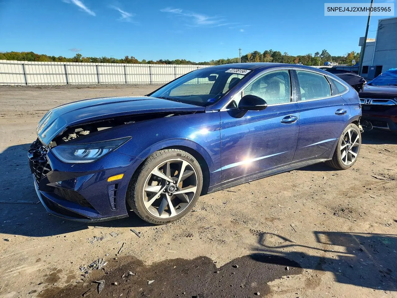 HYUNDAI SONATA 2021, VIN 5NPEJ4J2XMH085965