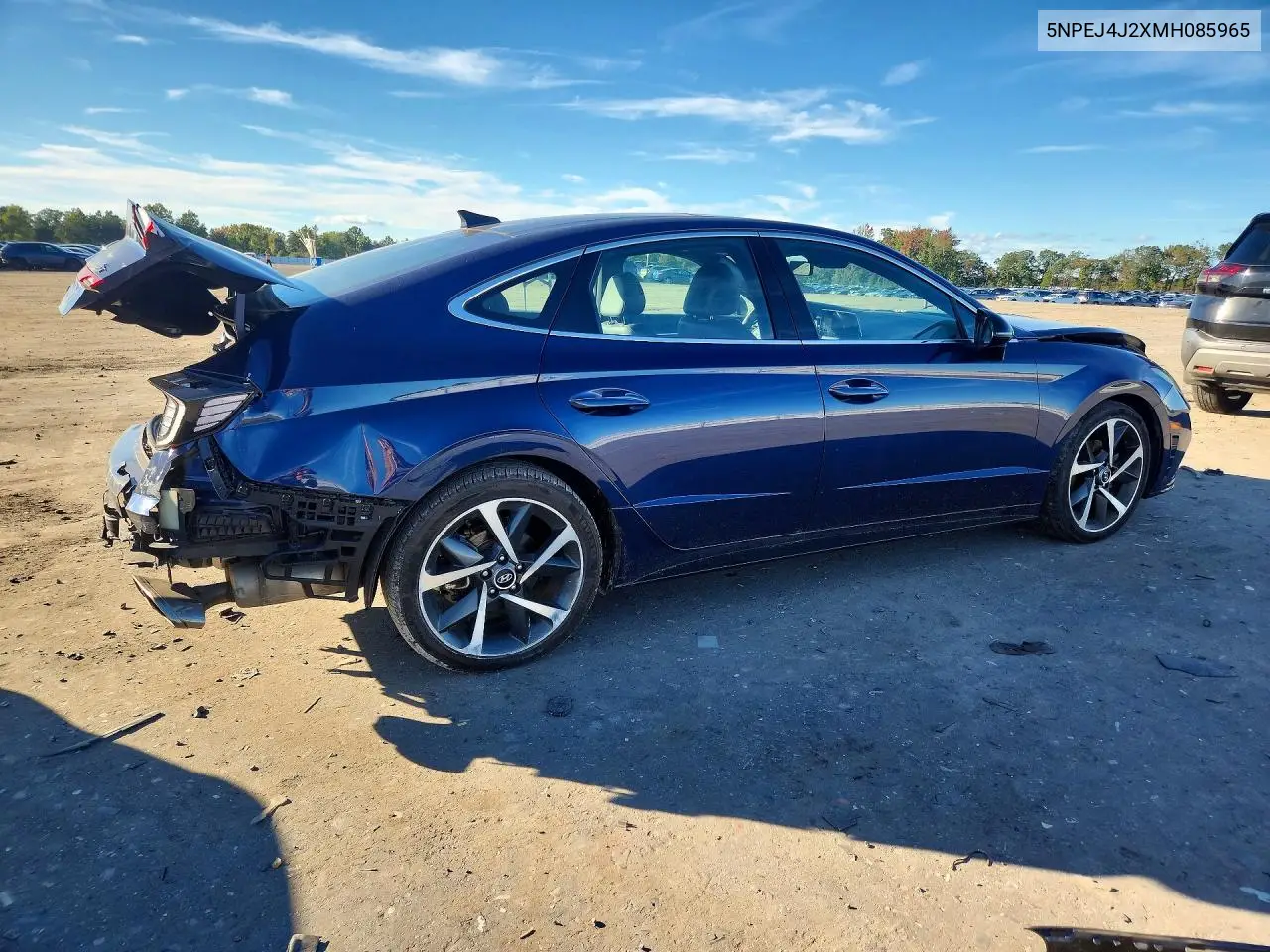 2021 HYUNDAI SONATA VIN 5NPEJ4J2XMH085965 — фото 3