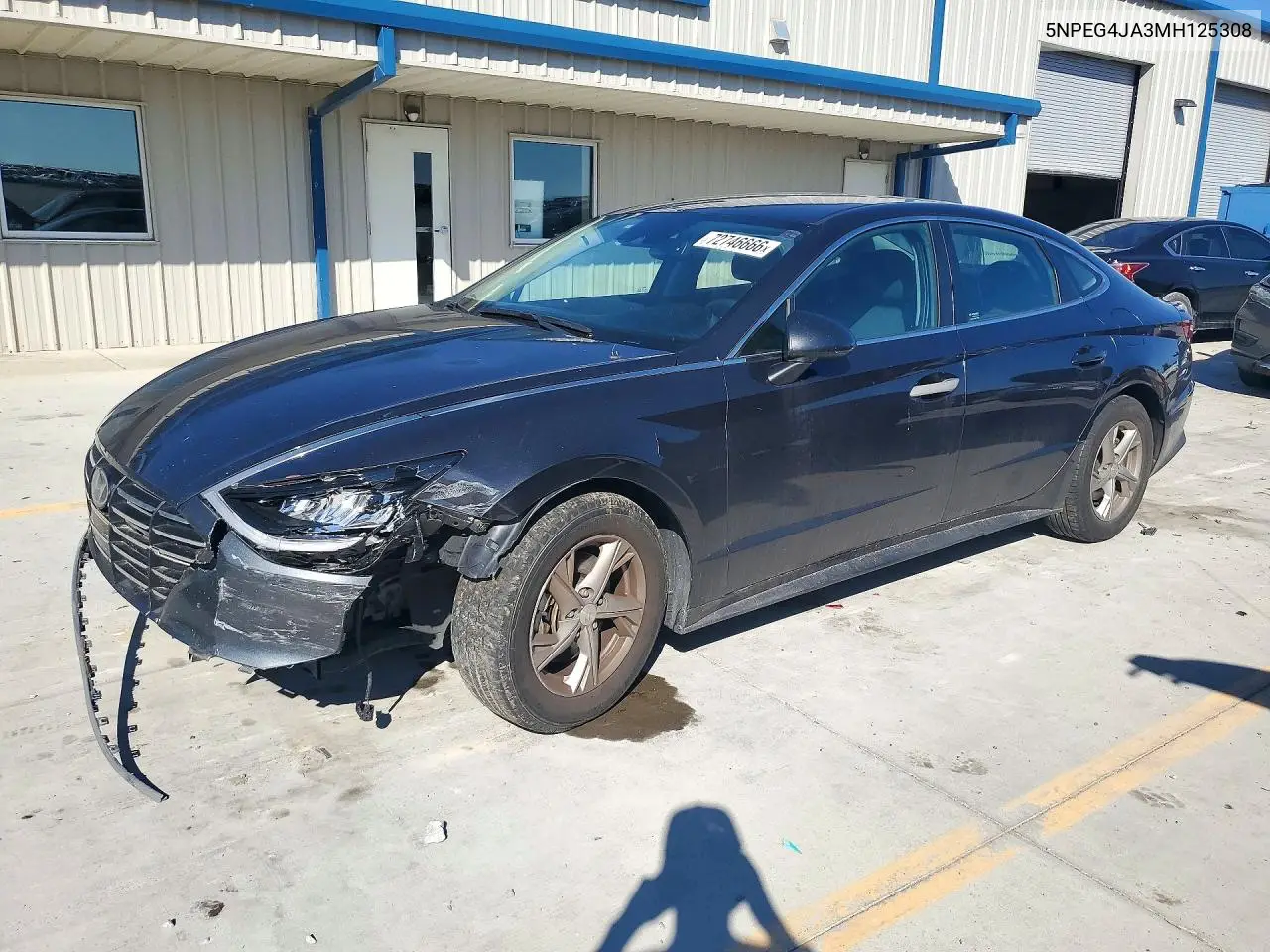 HYUNDAI SONATA 2021, VIN 5NPEG4JA3MH125308