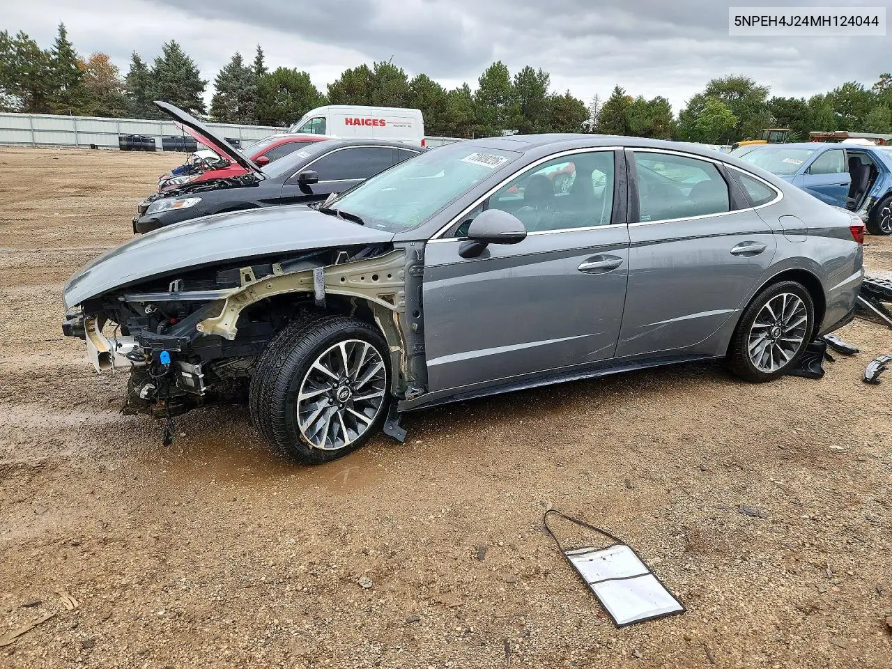 HYUNDAI SONATA 2021, VIN 5NPEH4J24MH124044