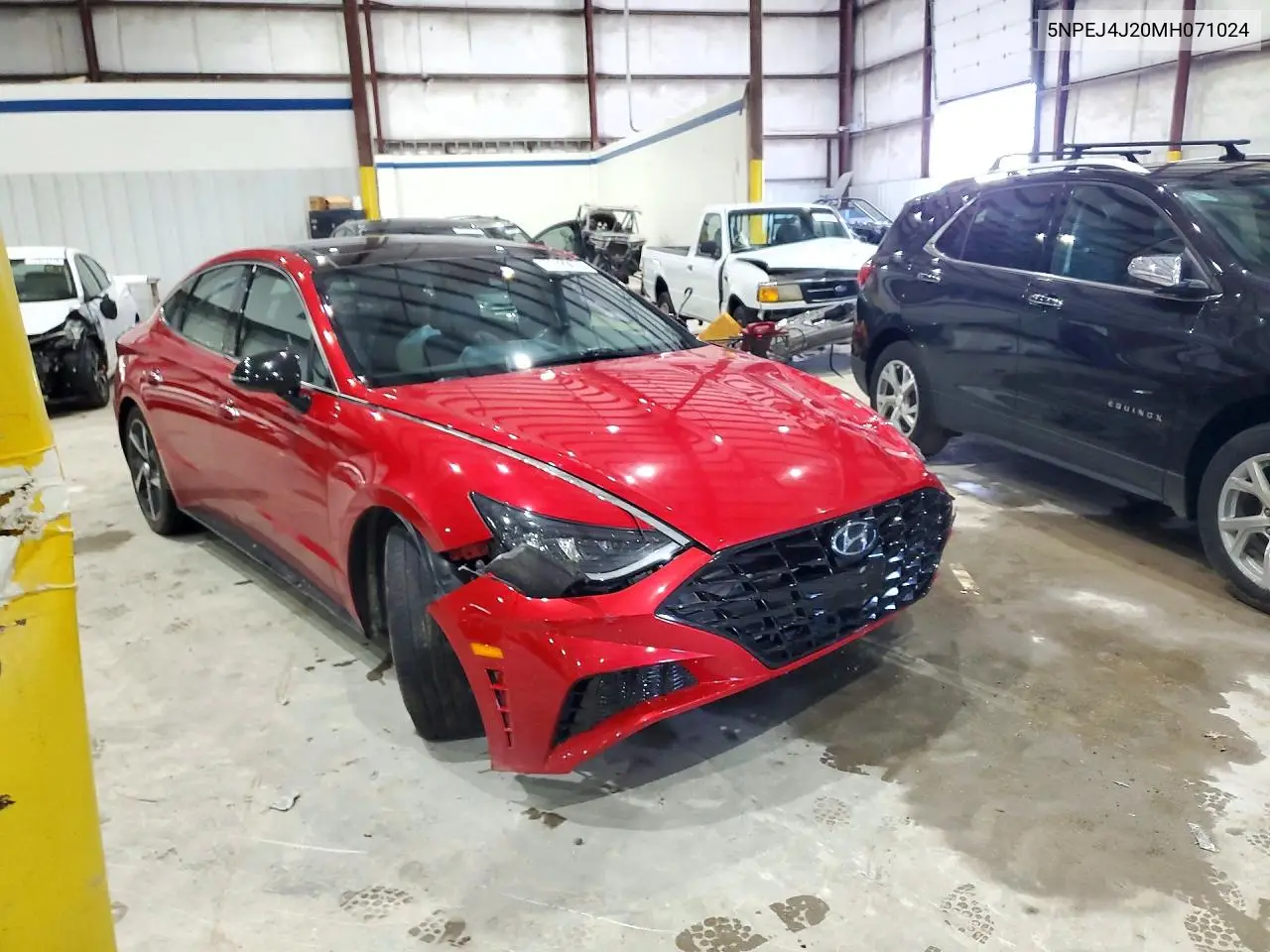 2021 HYUNDAI SONATA VIN 5NPEJ4J20MH071024 — фото 4