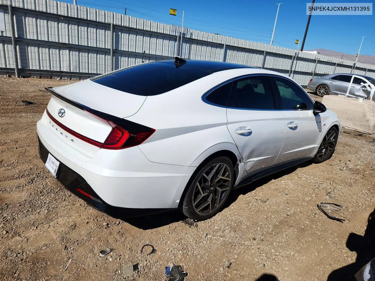 2021 HYUNDAI SONATA VIN 5NPEK4JCXMH131395 — фото 3