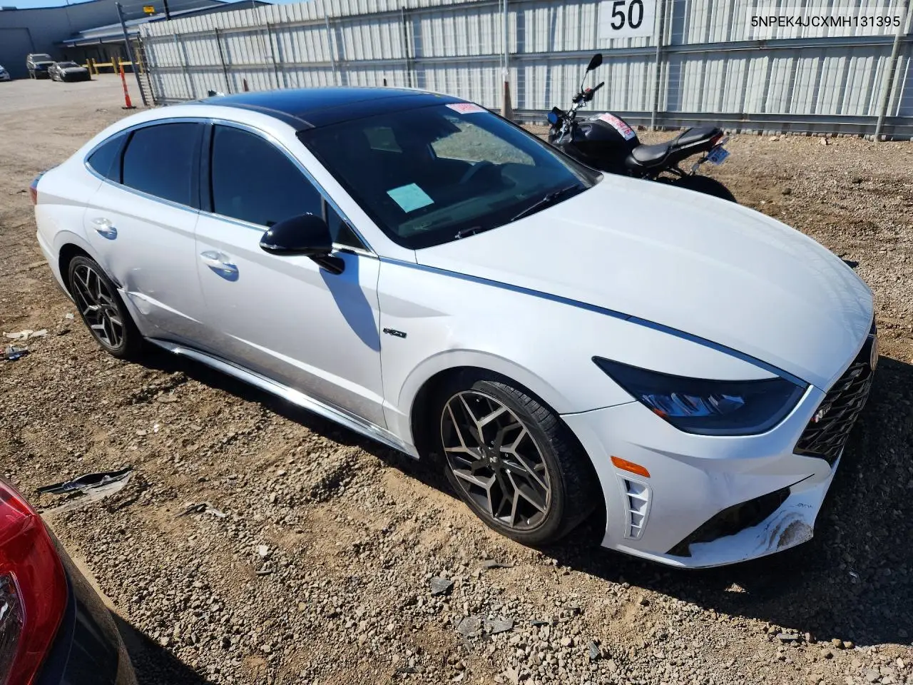 2021 HYUNDAI SONATA VIN 5NPEK4JCXMH131395 — фото 4