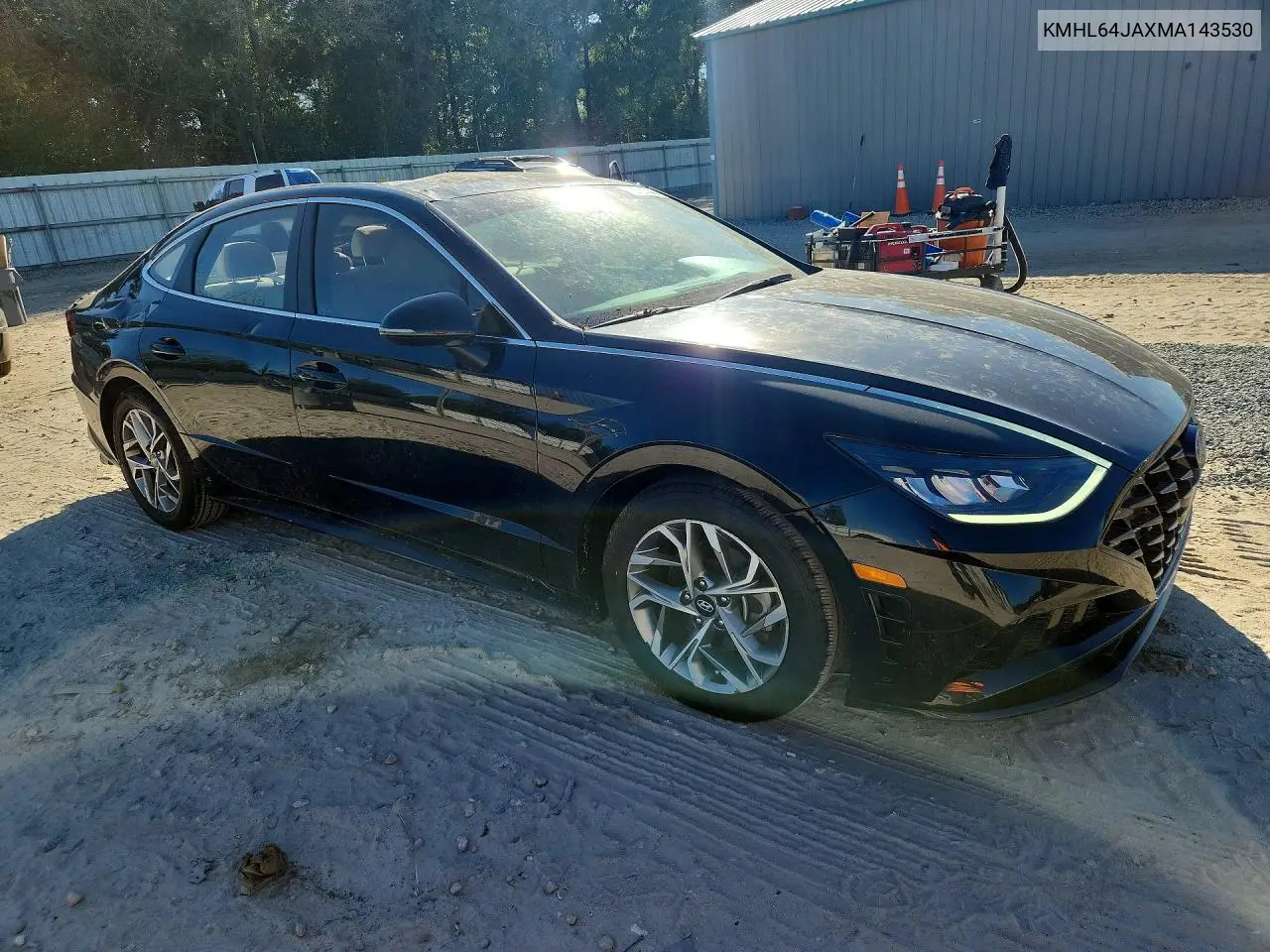 2021 HYUNDAI SONATA VIN KMHL64JAXMA143530 — фото 4